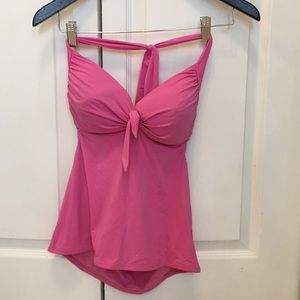 La Vie en Rose aqua swim top